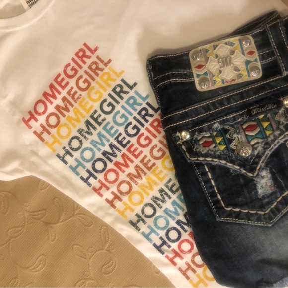 HOMEGIRL TEE in Gray - Picture 4 of 6